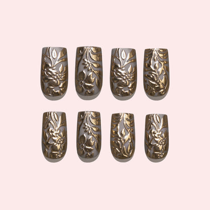 Gel Press On Nails 16 Sizes-32 Pcs Kit DK-24103