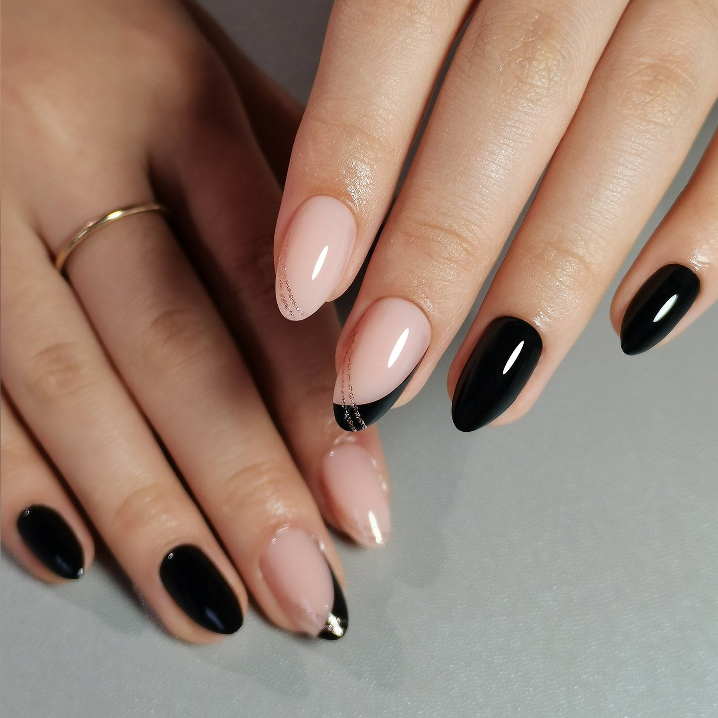 Gel Press On Nails 16 Sizes-32 Pcs Kit JP2859
