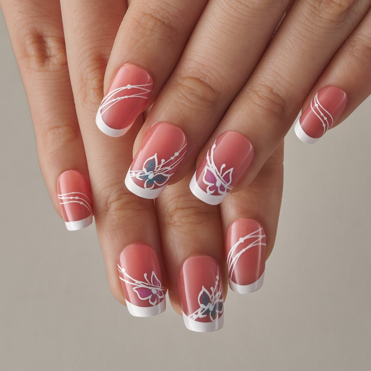 Sale 15 Sizes-30 Pcs Acrylic Press On Nails X0045FDAI1