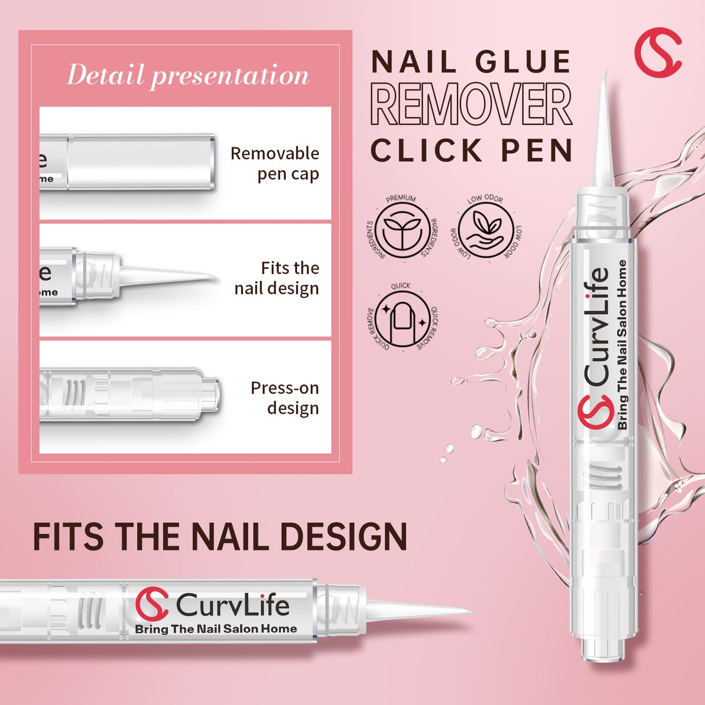 2g × 5pcs Semi-Solid Nail Glue Kit