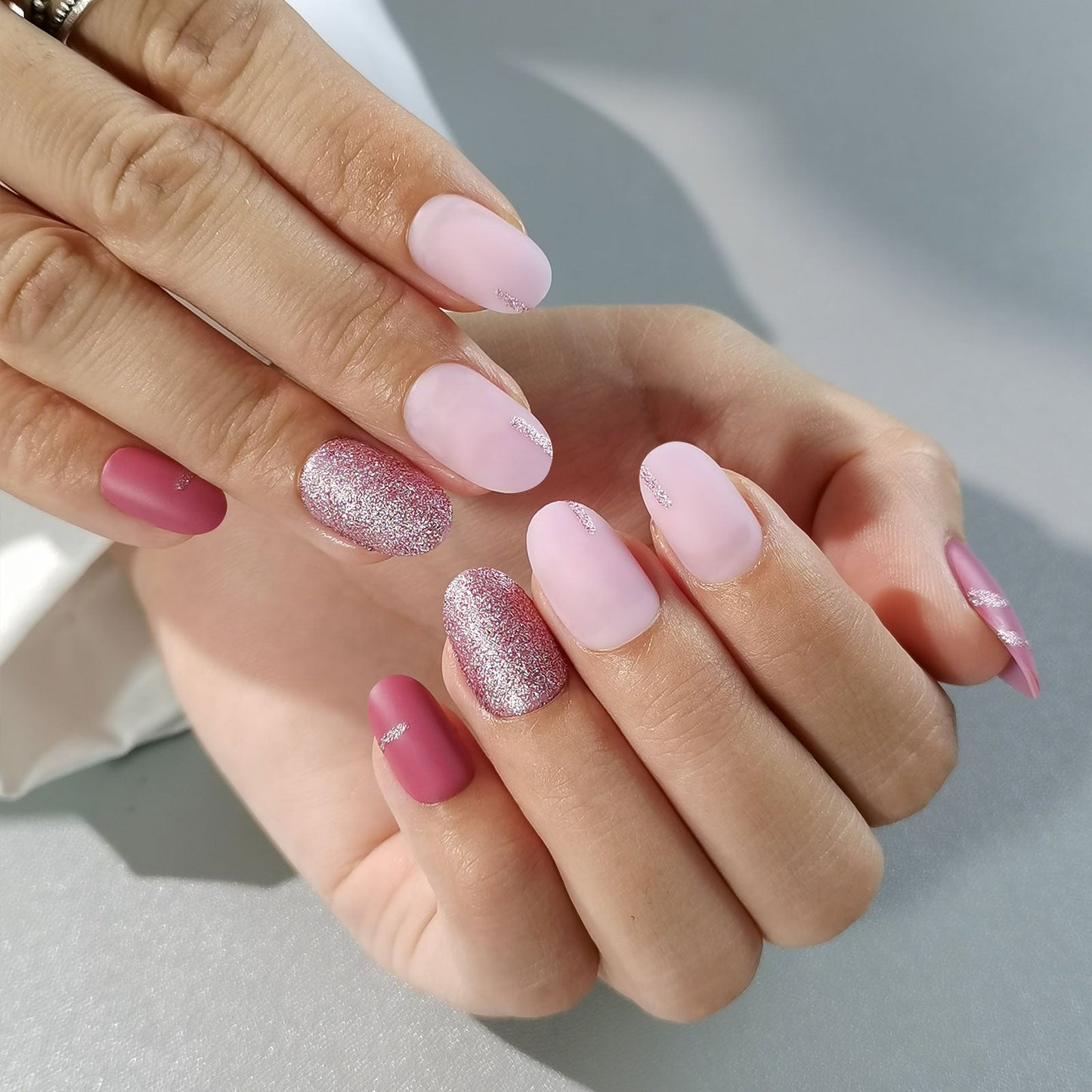 Gel Press On Nails 16 Sizes-32 Pcs Kit X004Q1LDZV