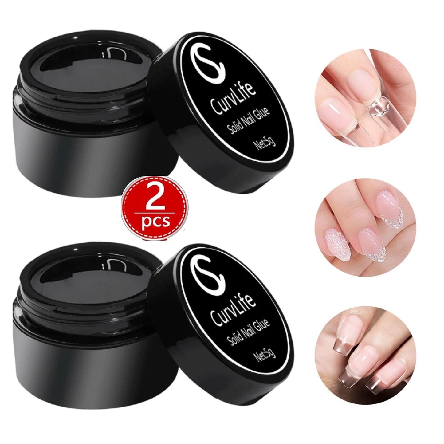 Solid Nail Gel Glue For Nail Tips and press on nail nail glue
