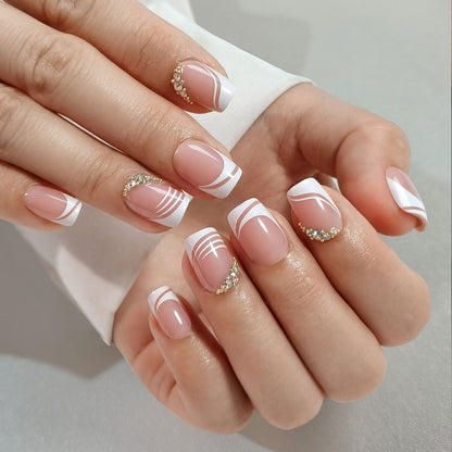 Gel Press On Nails 16 Sizes-32 Pcs Kit  X003TYHXJB