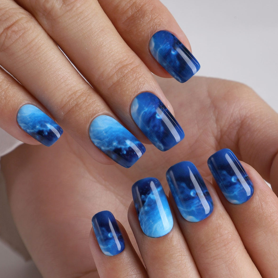 Gel Press On Nails 16 Sizes-32 Pcs Kit X004O2YY03