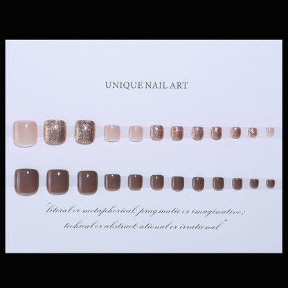 Press On Toe nails Set 24 Pcs-12 Sizes /set XNT165