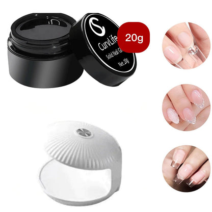 Solid Nail Gel Glue For Nail Tips and press on nail nail glue