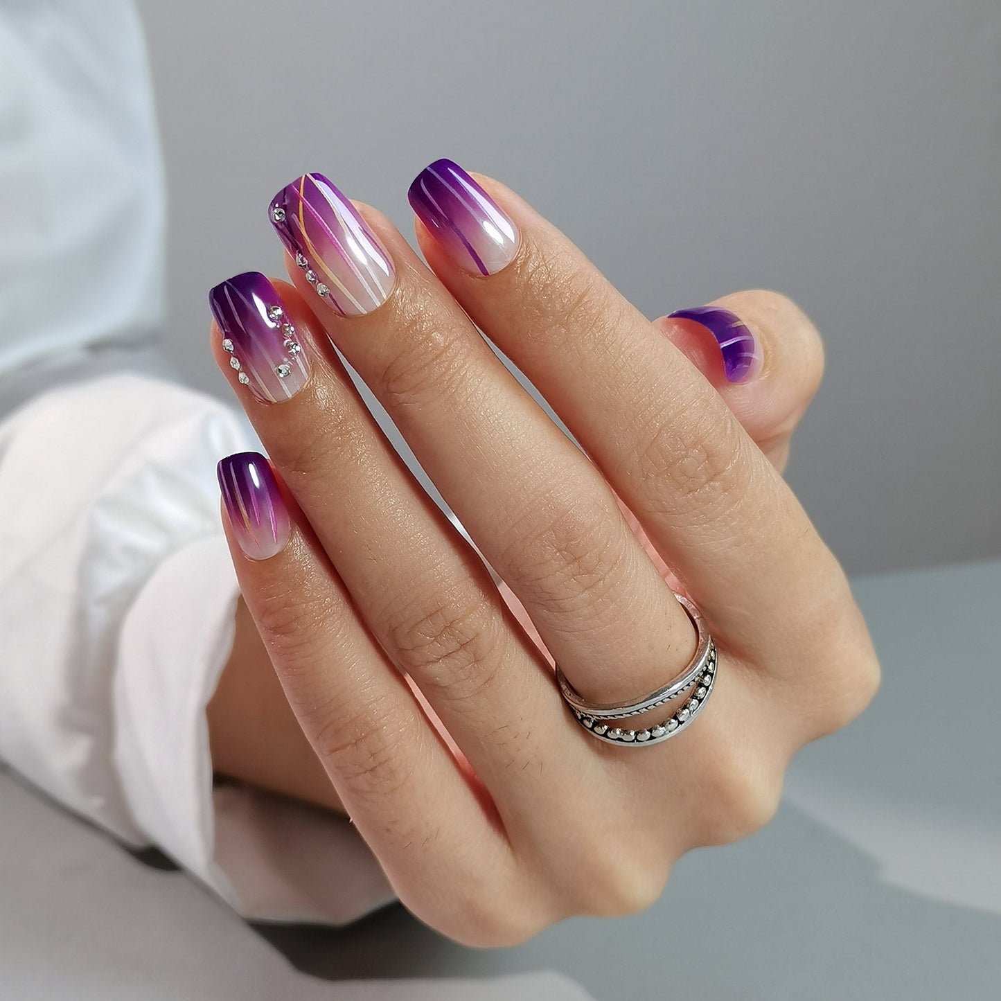 Gel Press On Nails 16 Sizes-32 Pcs Kit X004PT0VI9