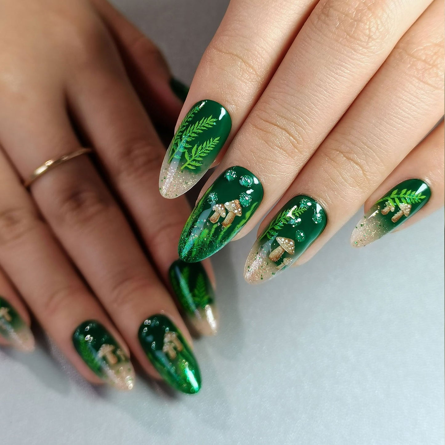 Gel Press On Nails 16 Sizes-32 Pcs Kit X004LBN44T