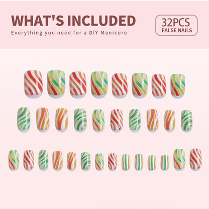 Sale Gel Press On Nails 16 Sizes-32 Pcs Kit X004OJ5GF3