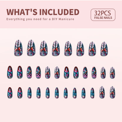 Gel Press On Nail 16 Sizes-32 Pcs Kit BKS3162
