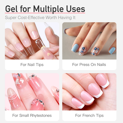 2g × 5pcs Semi-Solid Nail Glue Kit