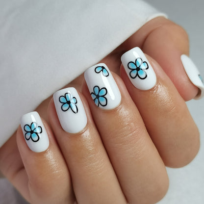 15 Sizes-30 Pcs Acrylic Press On Nails XNPH2056