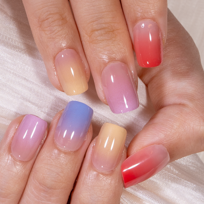 15 Sizes-30 Pcs Acrylic Press On Nails X0047CALED