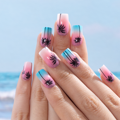 Gel Press On Nails 16 Sizes-32 Pcs Kit X004OYAEYV
