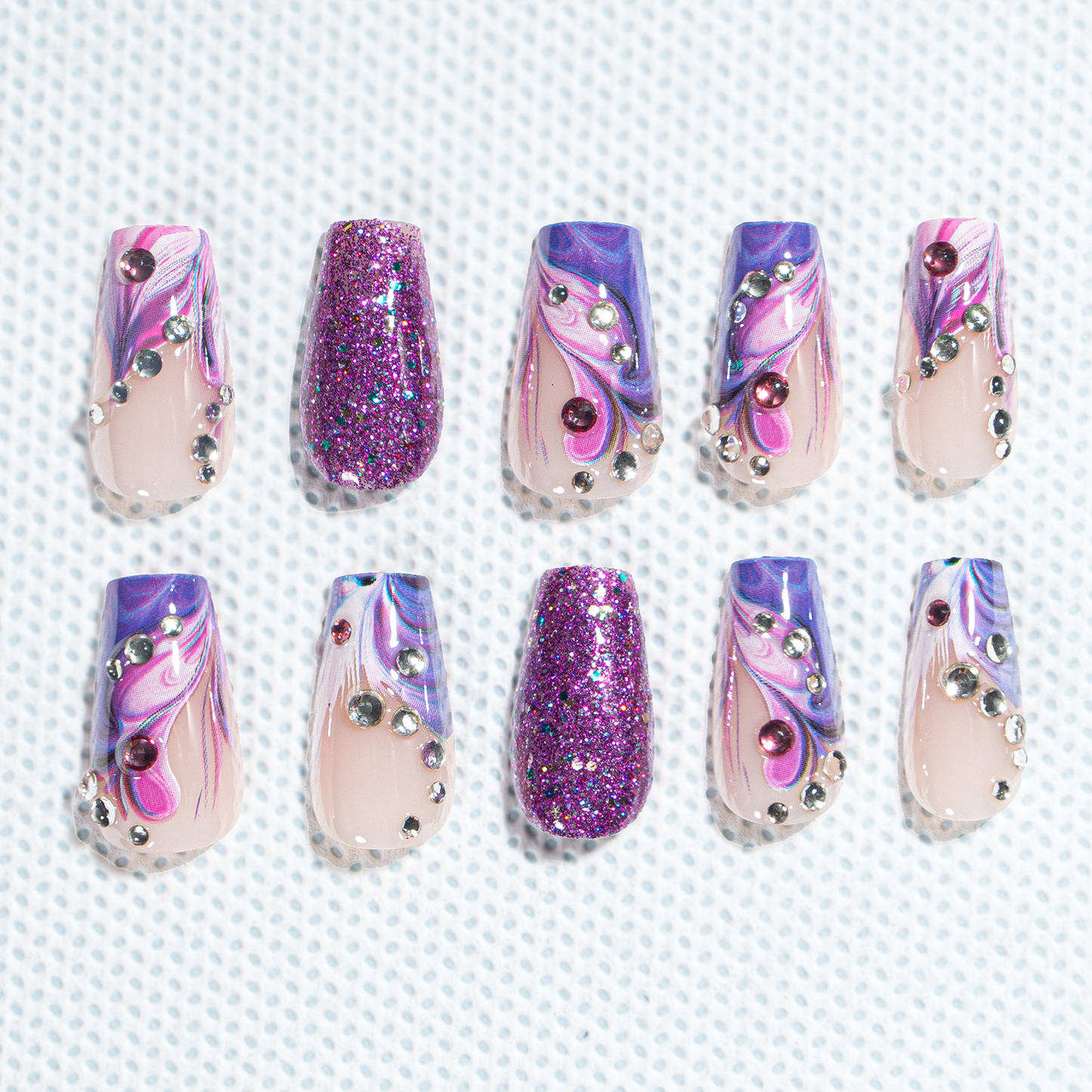 Gel Press On Nails 16 Sizes-32 Pcs Kit X004OI8O0