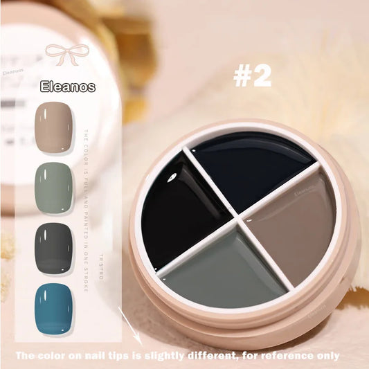4 Colors Solid Nail Gel color2