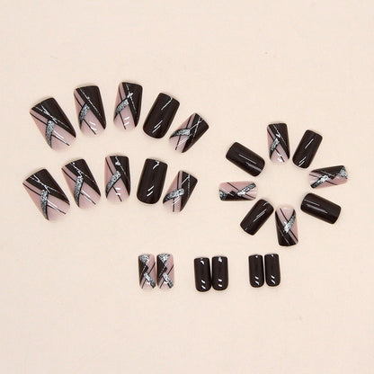 15 Sizes-30 Pcs Acrylic Press On Nails F027