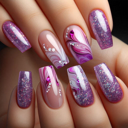 Gel Press On Nails 16 Sizes-32 Pcs Kit X004OI8O0N