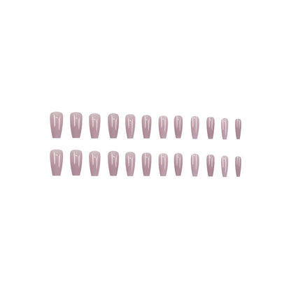 24pcs/Set Press On Nail W1267
