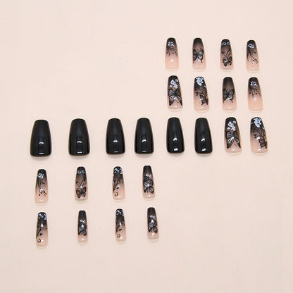 24pcs/Set Press On Nail W1898