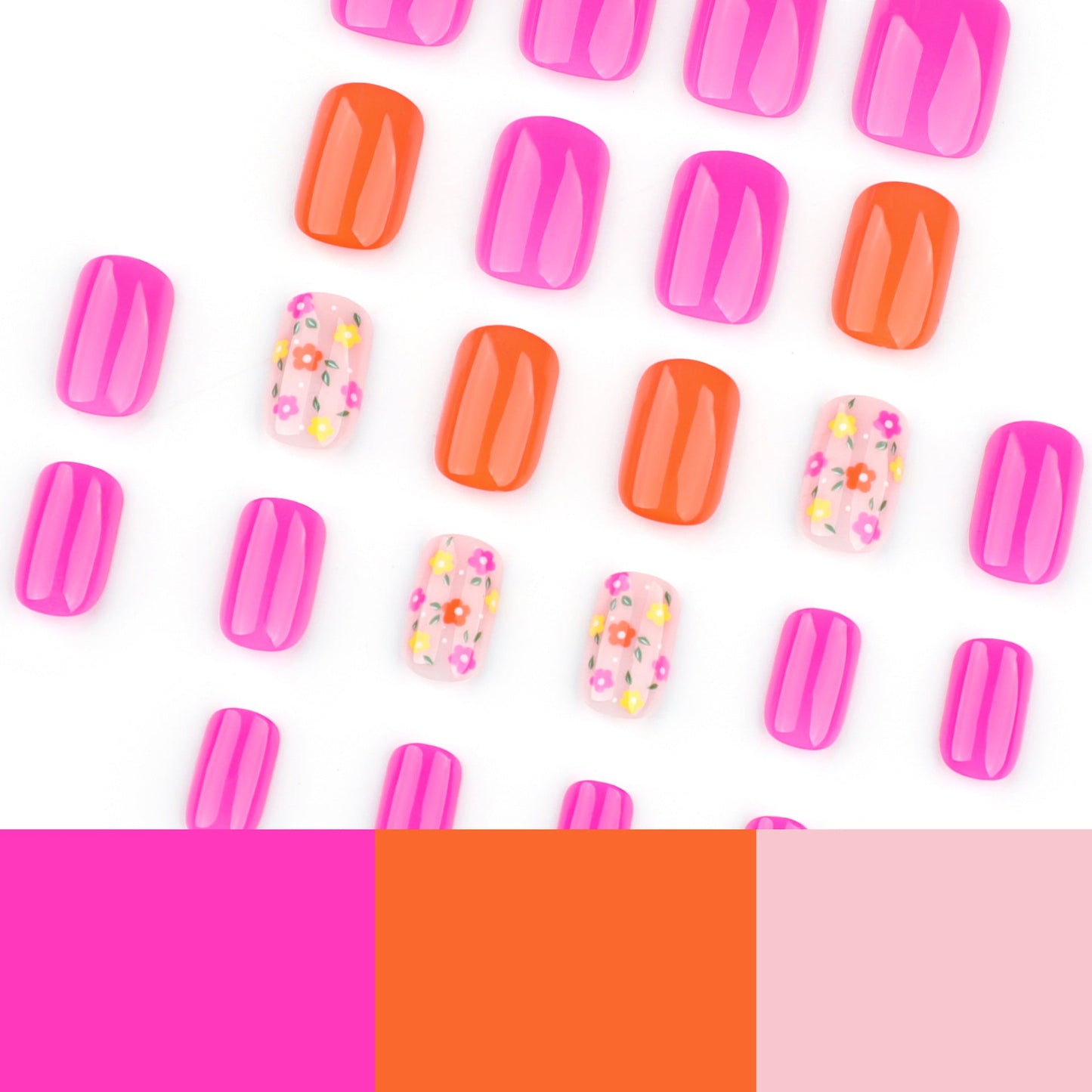15 Sizes-30 Pcs Acrylic Press On Nails X004OT2SJ5