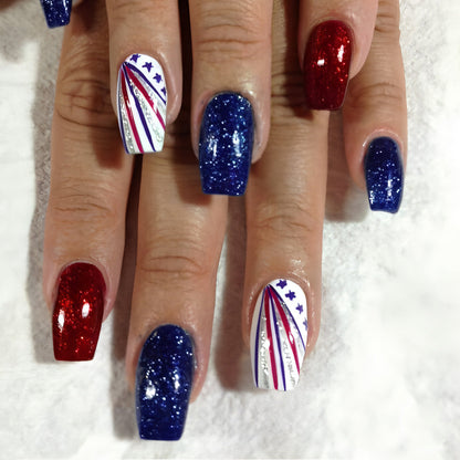 Sale 15 Sizes-30 Pcs Acrylic Press On Nails X004P8T5X7