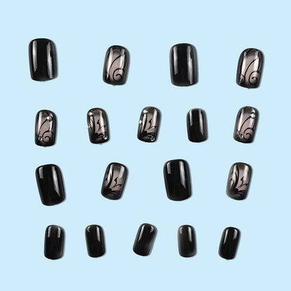 Sale Press On Nails 12 Sizes-24 Pcs Kit DZ384-B7