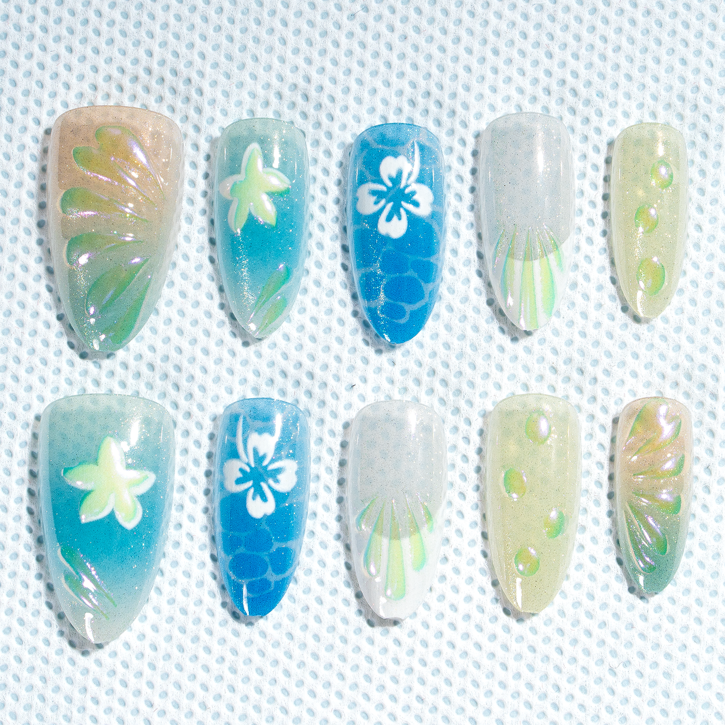 Sale 15 Sizes-30 Pcs 3D Press On nails tk3d11