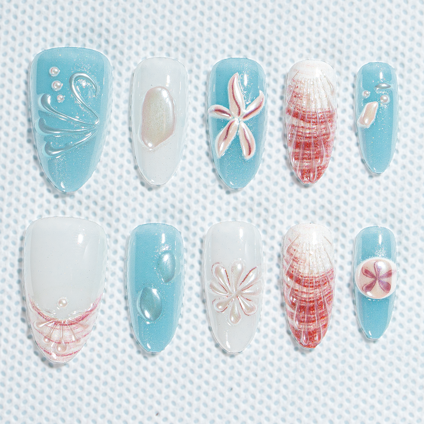 Sale 15 Sizes-30 Pcs 3D Press On nails tk3d11