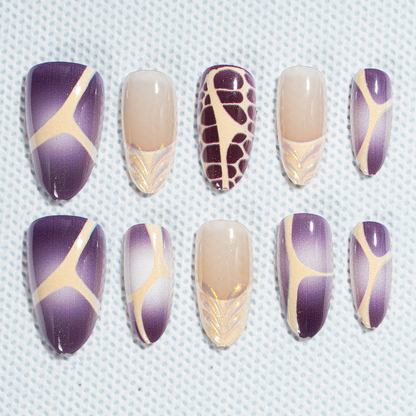 Sale 15 Sizes-30 Pcs 3D Press On nails tk3d09