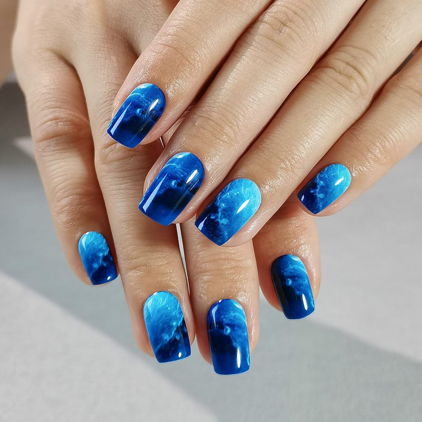 Gel Press On Nails 16 Sizes-32 Pcs Kit X004O2YY03