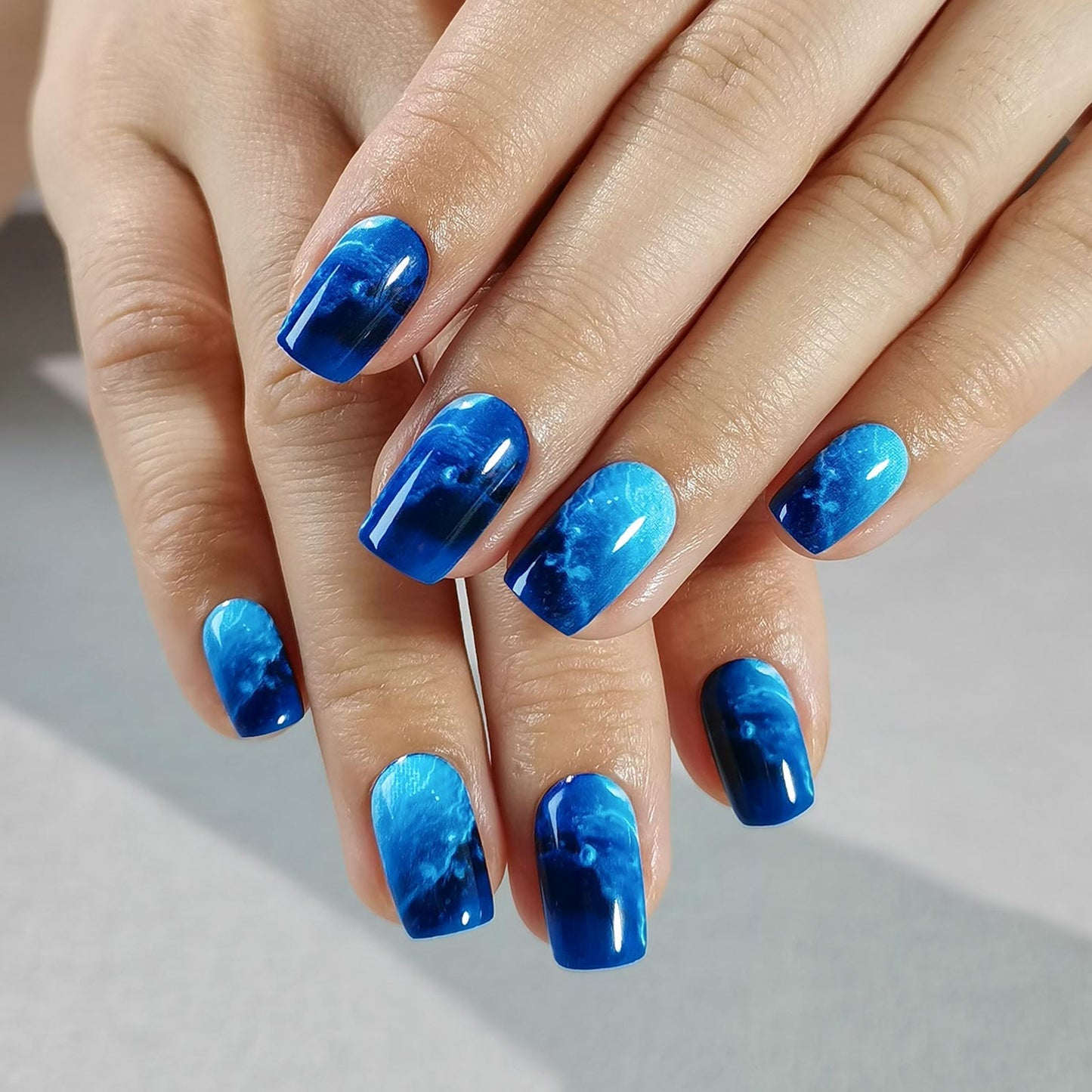 Gel Press On Nails 16 Sizes-32 Pcs Kit X004O2YY03