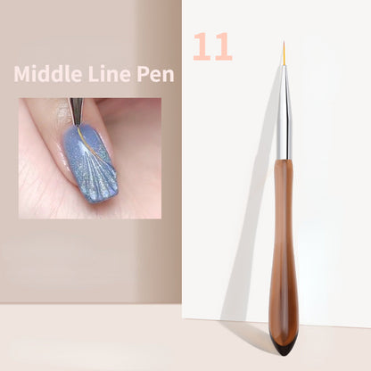Stained Pen Halo Dye Painting Gradient Round Head Special Phototherapy Pen