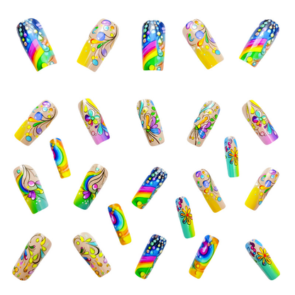 24pcs/Set Press On Nail CU24029
